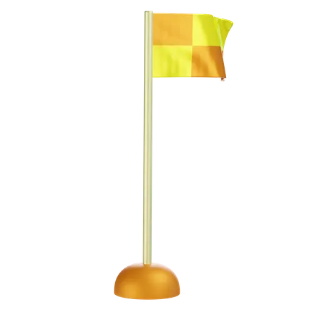 Corner Flag 3D Icon