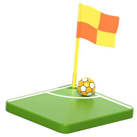 Corner Kick  3D Icon