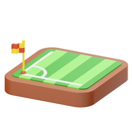 Corner Post  3D Icon