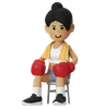 Corner Rest Boxing Girl