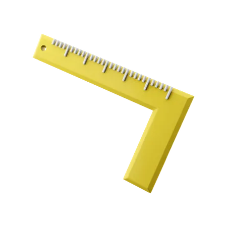 Corner Ruler  3D Icon