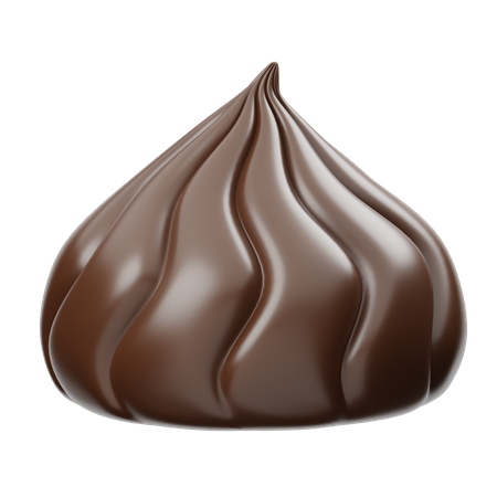 Cornet de chocolat  3D Icon