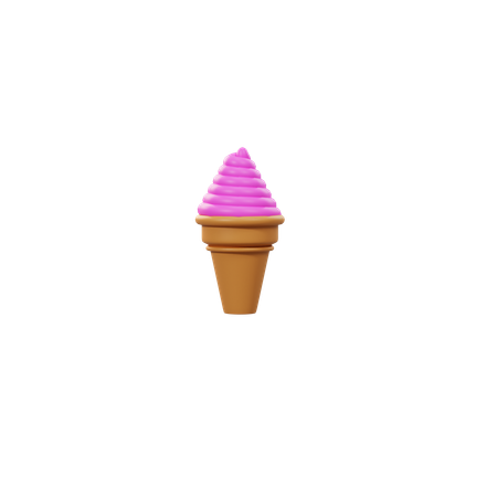 Cornet de glace  3D Icon