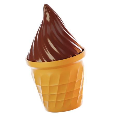 Cornet de glace  3D Icon