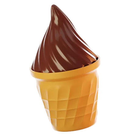 Cornet de glace  3D Icon