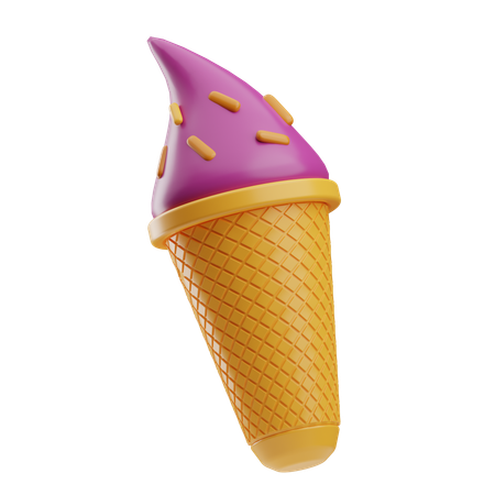 Cornet de glace  3D Icon