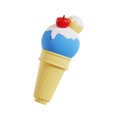 Cornet de glace  3D Icon