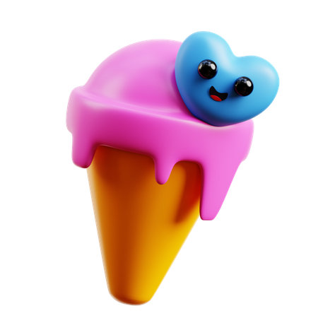 Cornet de glace  3D Icon