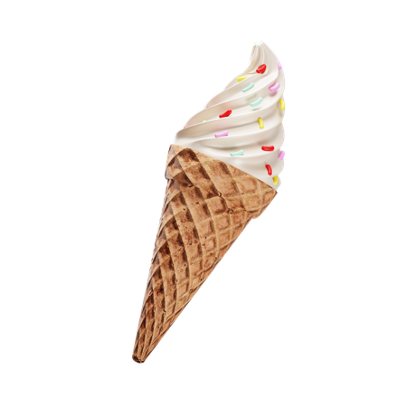 Cornet de glace  3D Icon