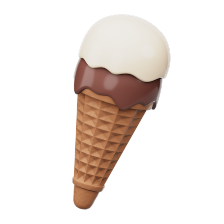 Cornet de glace  3D Icon