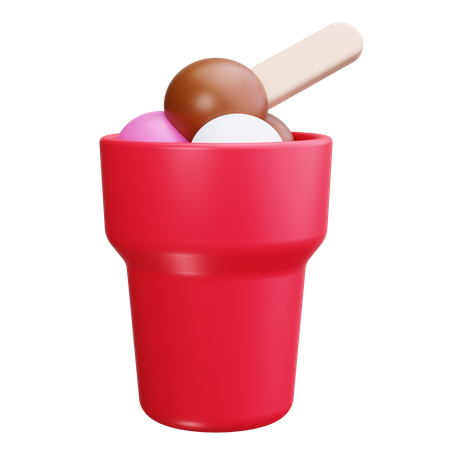 Cornet de glace  3D Icon