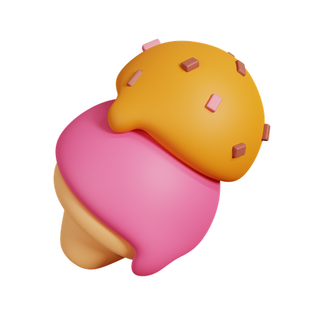 Cornet de glace  3D Icon