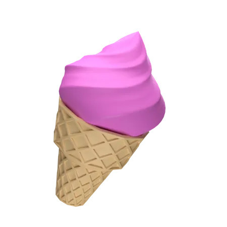 Cornet de glace  3D Icon