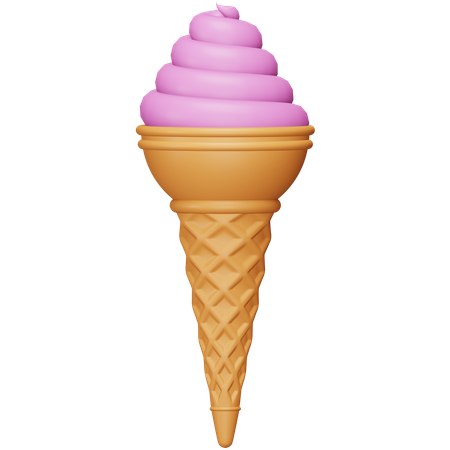 Cornet de glace  3D Icon