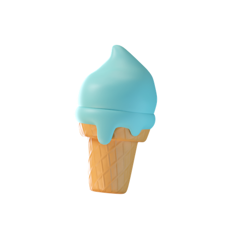 Cornet de glace  3D Icon