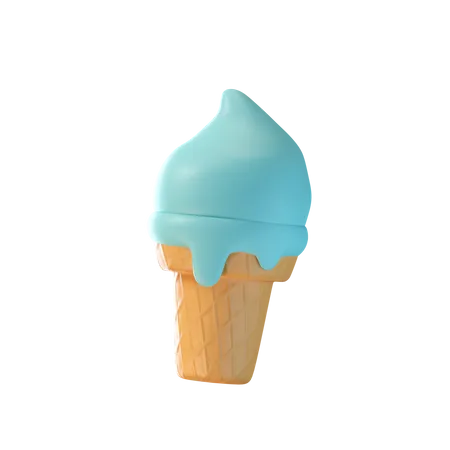 Cornet de glace  3D Icon