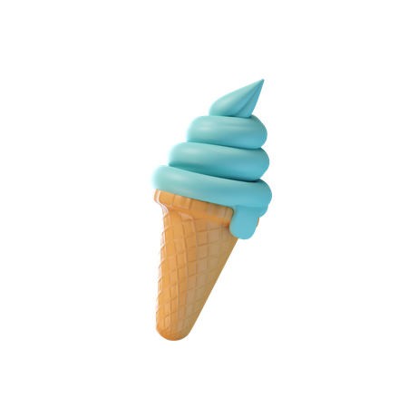 Cornet de glace  3D Icon