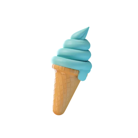 Cornet de glace  3D Icon