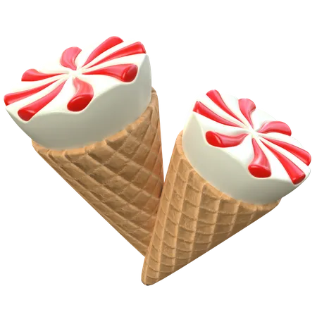 Cornet de glace  3D Icon