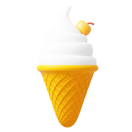 Cornet de glace  3D Icon