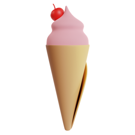 Cornet de glace  3D Icon