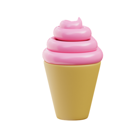 Cornet de glace  3D Icon