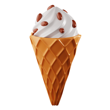 Cornet de glace  3D Icon