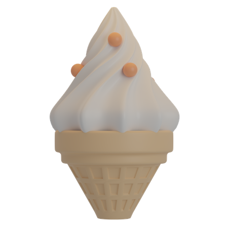 Cornet de glace  3D Icon