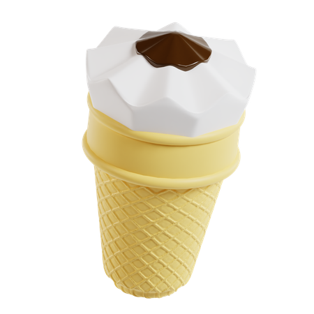 Cornetto  3D Icon