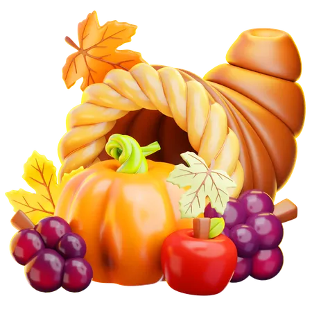 Cornucopia  3D Icon