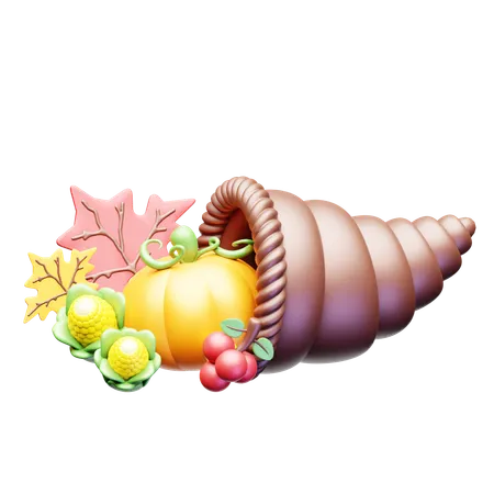 Cornucopia  3D Icon