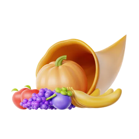 Cornucopia  3D Icon