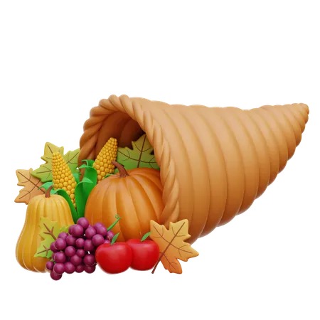 Cornucopia  3D Icon