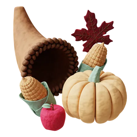 Cornucopia  3D Icon