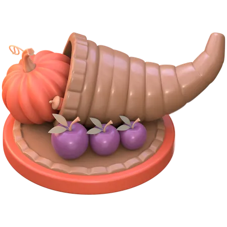 Cornucopia  3D Icon