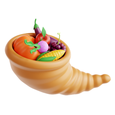 Cornucopia  3D Icon