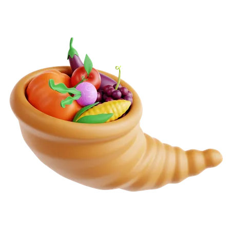 Cornucopia  3D Icon