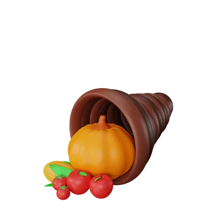 Cornucopia  3D Icon