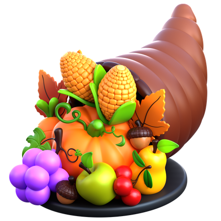 Cornucopia  3D Icon