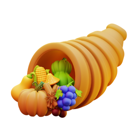 Cornucopia  3D Icon