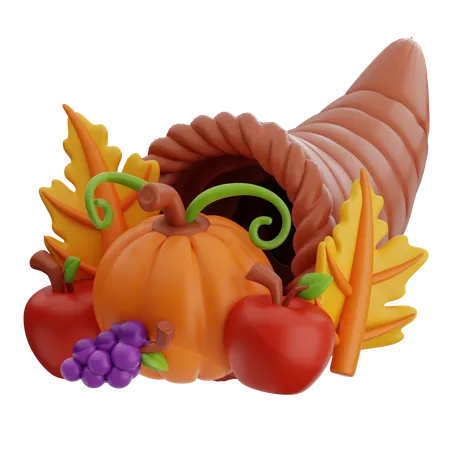 Cornucopia  3D Icon