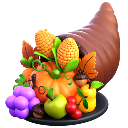 Cornucopia  3D Icon