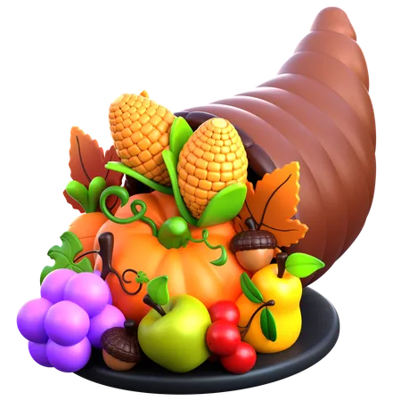 Cornucopia  3D Icon