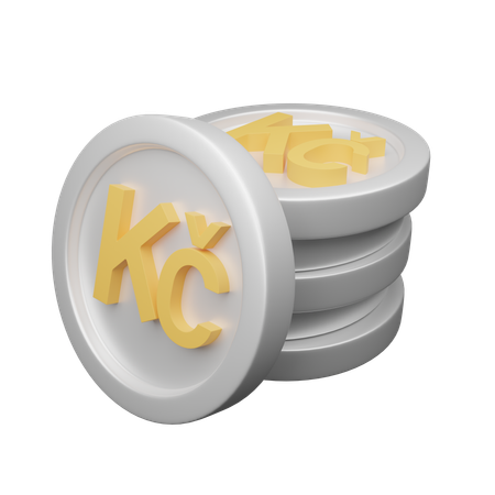Coroa checa  3D Icon