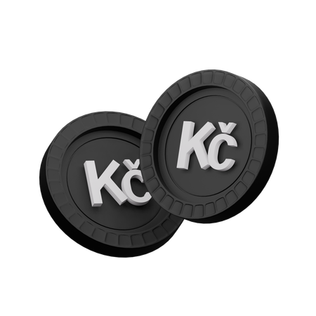Coroa checa  3D Icon