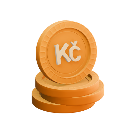 Coroa checa  3D Icon