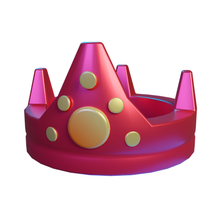 Coroa de aniversário  3D Illustration