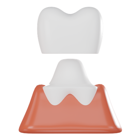 Coroa dentária  3D Icon