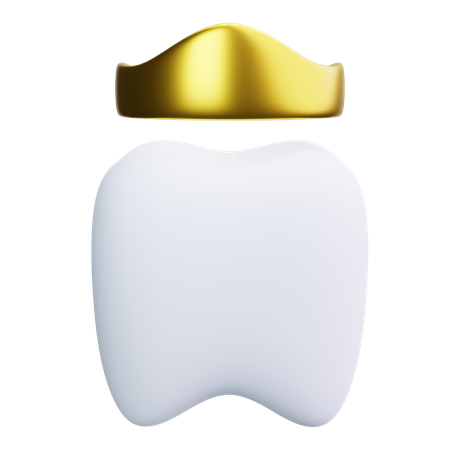 Coroa de dente  3D Icon