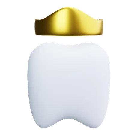 Coroa de dente  3D Icon